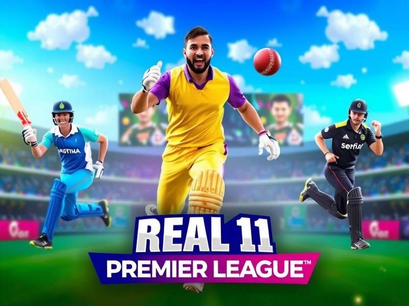 Real11 Cricket Premier League Game Banner